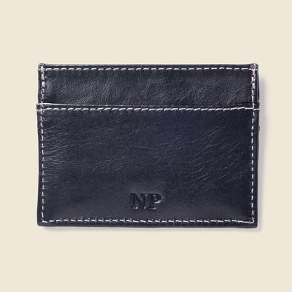 Slim Card Holder Wallet with RFID Protection - Black