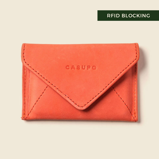 Mini Envelope Wallet With RFID protection - Pink