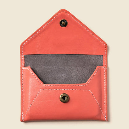 Mini Envelope Wallet With RFID protection - Pastel Pink