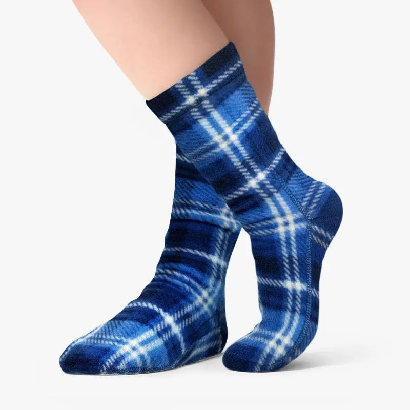 Polar Feet SUPER STRETCHY Fleece Socks - Flannel
