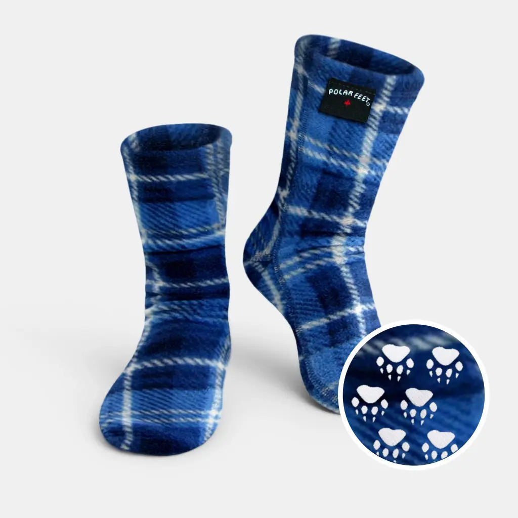 Polar Feet SUPER STRETCHY Fleece Socks - Flannel