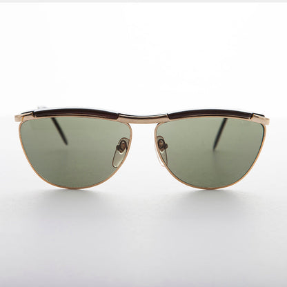 Elegant Sunglass with Rare Brow Bar Design - Fletcher