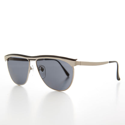Simple Silver 80s Vintage Sunglasses - Rocha