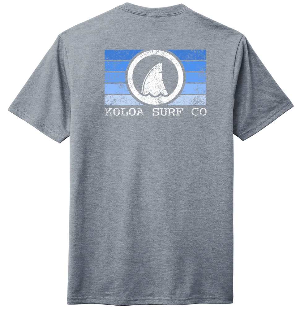 Koloa Shark Fin Comfort Tri-Blend T-Shirt
