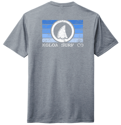 Koloa Shark Fin Comfort Tri-Blend T-Shirt