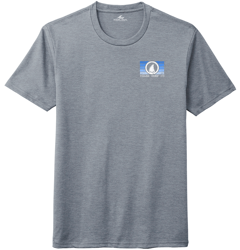 Koloa Shark Fin Comfort Tri-Blend T-Shirt