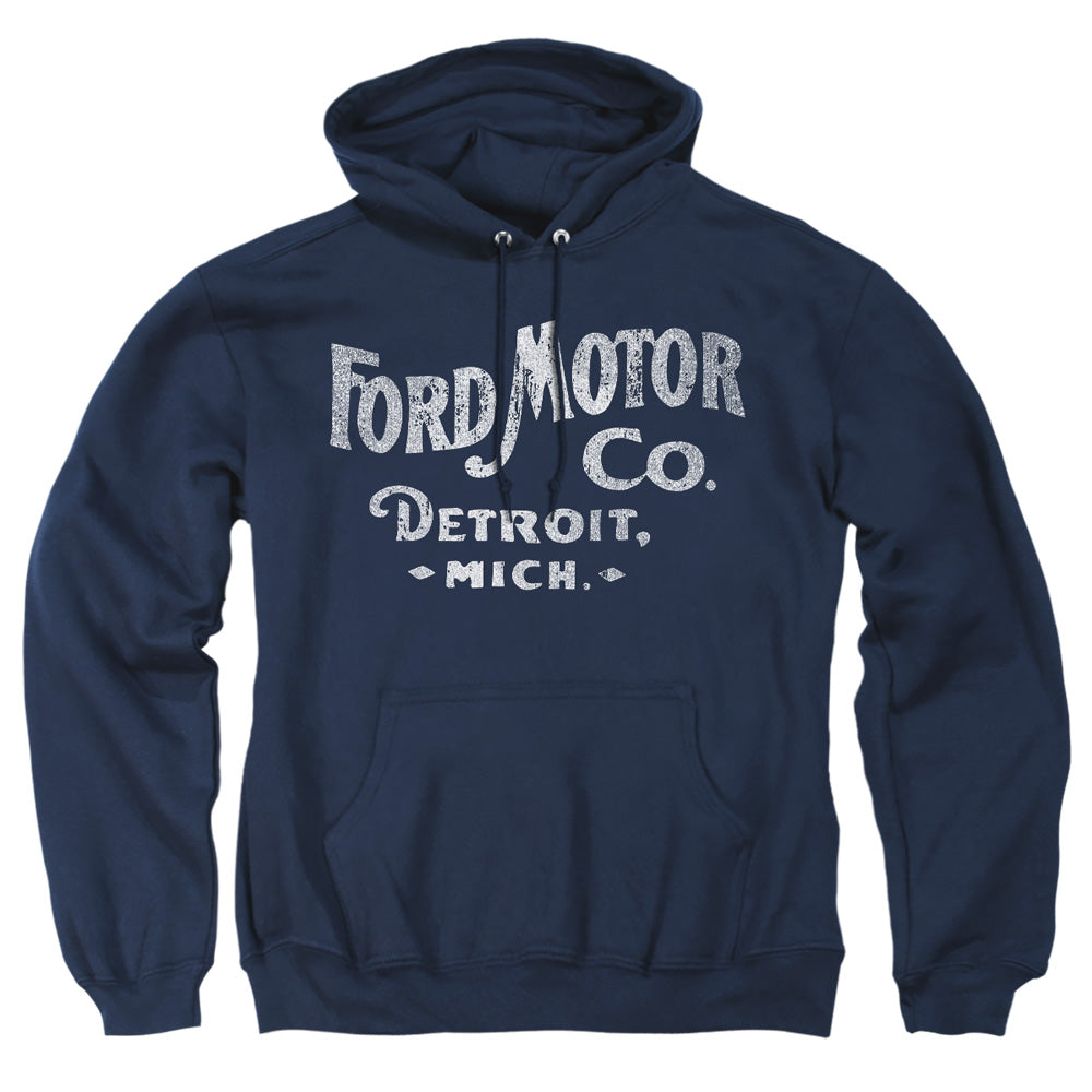 Ford Motor Co Mens Hoodie Navy
