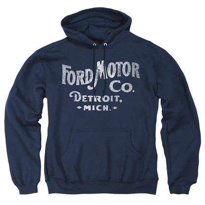 Ford Motor Co Mens Hoodie Navy