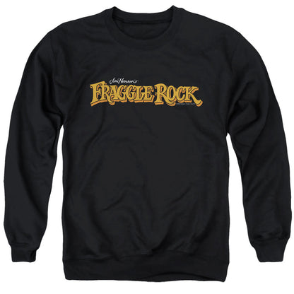 Fraggle Rock Logo Mens Crewneck Sweatshirt Black