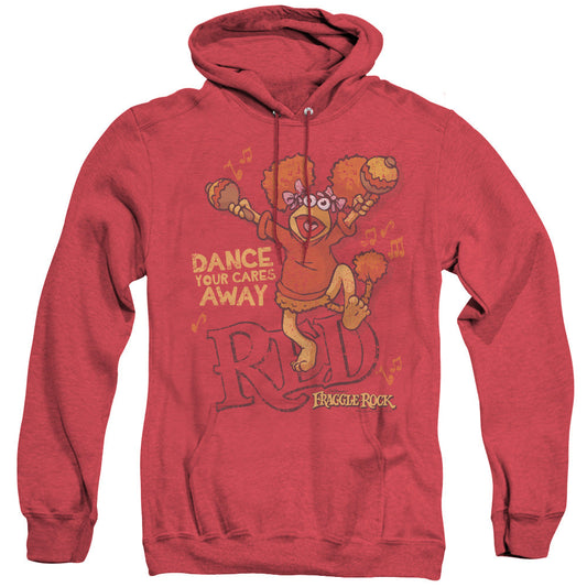 Fraggle Rock Dance Heather Mens Hoodie Red