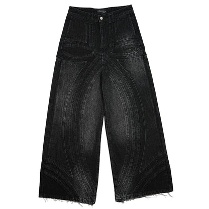 VZNARY "TWIST OF FATE" JEANS (BLACK)