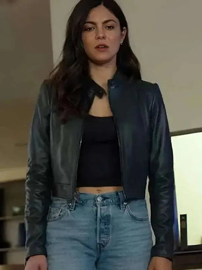 FUBAR S02 Emma Brunner Black Leather Jacket