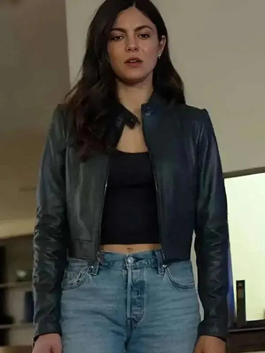 FUBAR S02 Emma Brunner Black Leather Jacket