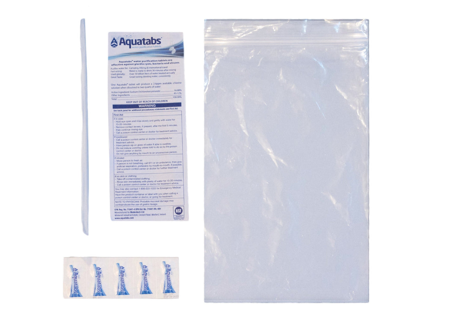 Hydration Kit with 10 Water Purification Tablets
