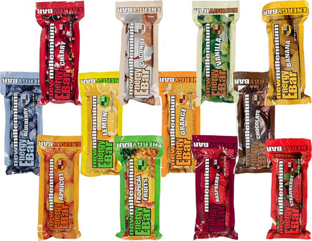 Millennium Energy Bar (Variety Pack), Case of 144