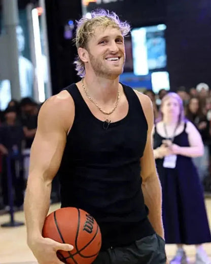 Logan Paul Fanatics Fest NYC 2025 Black Tank Top