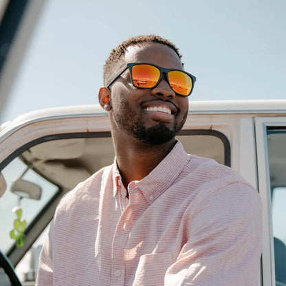 Matte Black / Red Sunset Fast Lanes