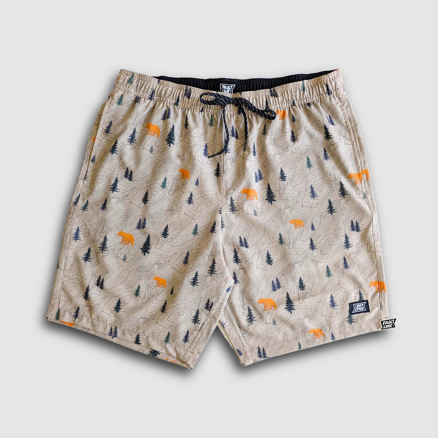 Langley Tech Short - Khaki/Bear