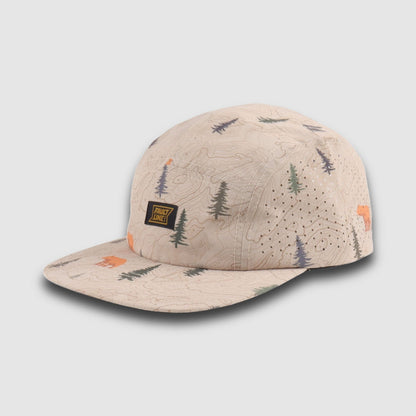 Bridgeport 5-Panel Camper Hat - Khaki/Bear
