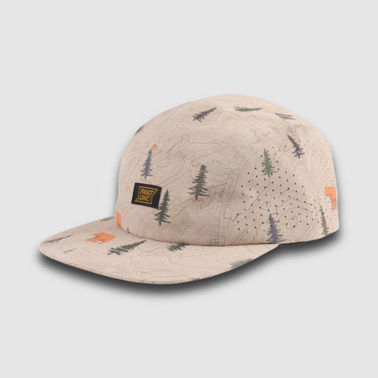 Bridgeport 5-Panel Camper Hat - Khaki/Bear