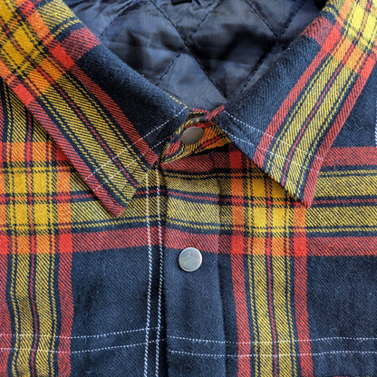 Juniper Insulated Flannel Shacket - Black/Red/Yellow