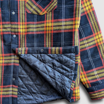 Juniper Insulated Flannel Shacket - Black/Red/Yellow
