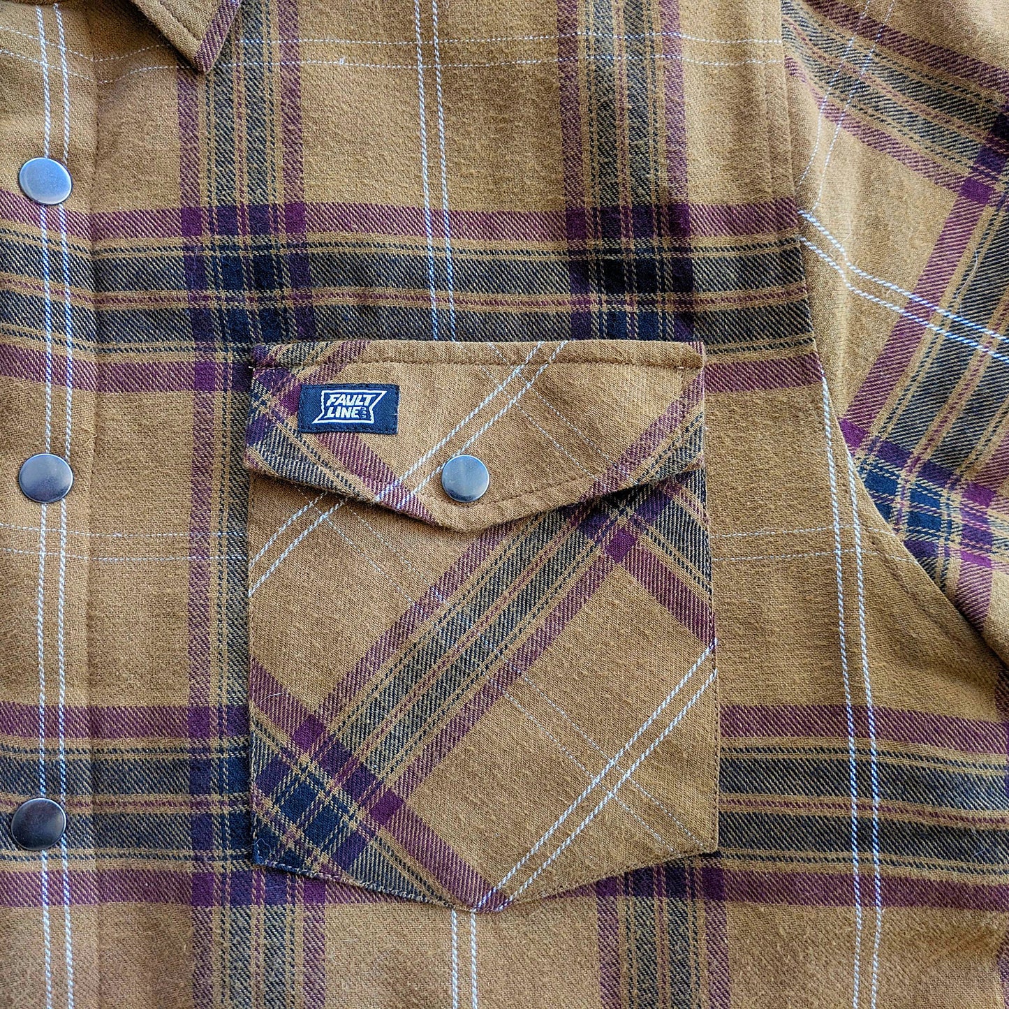Juniper Insulated Flannel Shirt- Dijon/Maroon