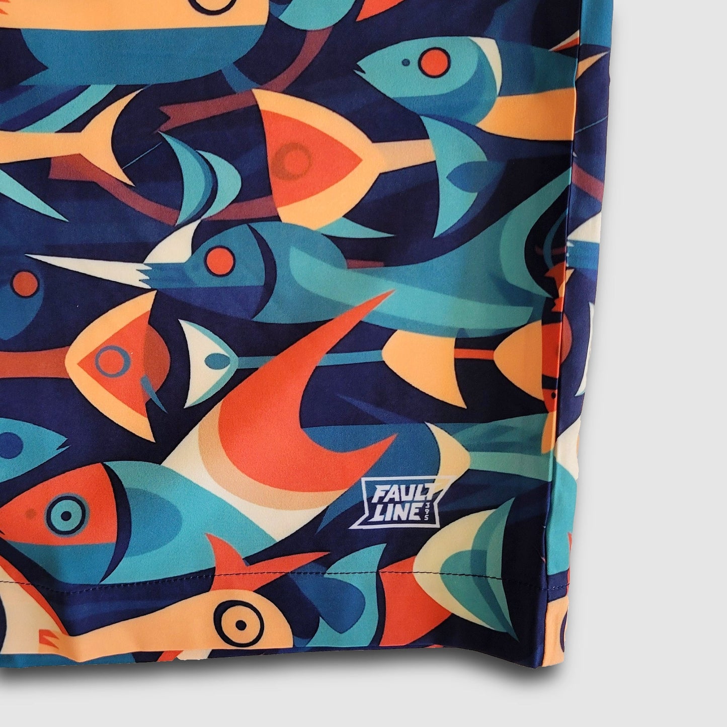 Crowley Stretch Short - Fish Deco