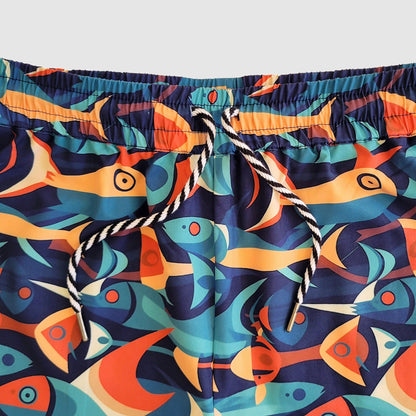 Crowley Stretch Short - Fish Deco