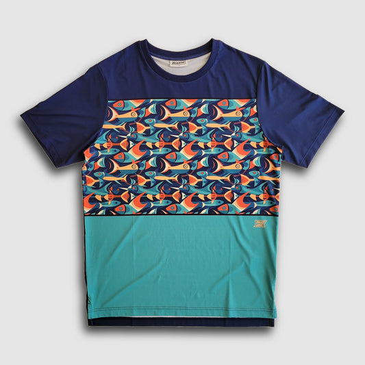Crowley Stretch Tech Tee - Fish Deco