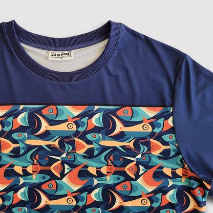 Crowley Stretch Tech Tee - Fish Deco