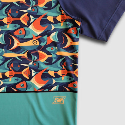 Crowley Stretch Tech Tee - Fish Deco