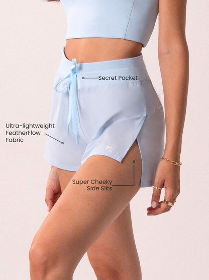 FeatherFlow Flyaway Shorts Baby Blue