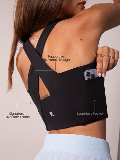 LuxeForm Functional Tank Black