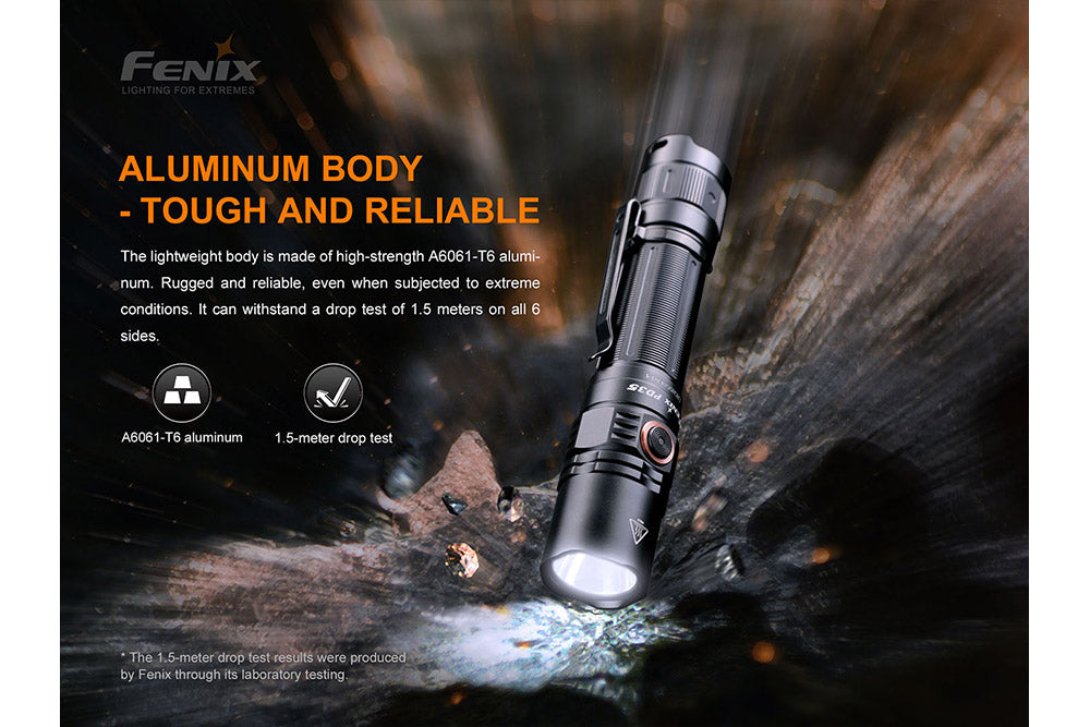 Fenix PD35 V3.0 Everyday Carry Flashlight - 1700 Lumens - Triathlete Store