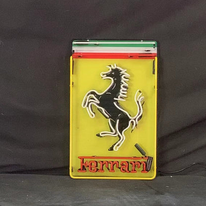 Ferrari Logo Neon Sign