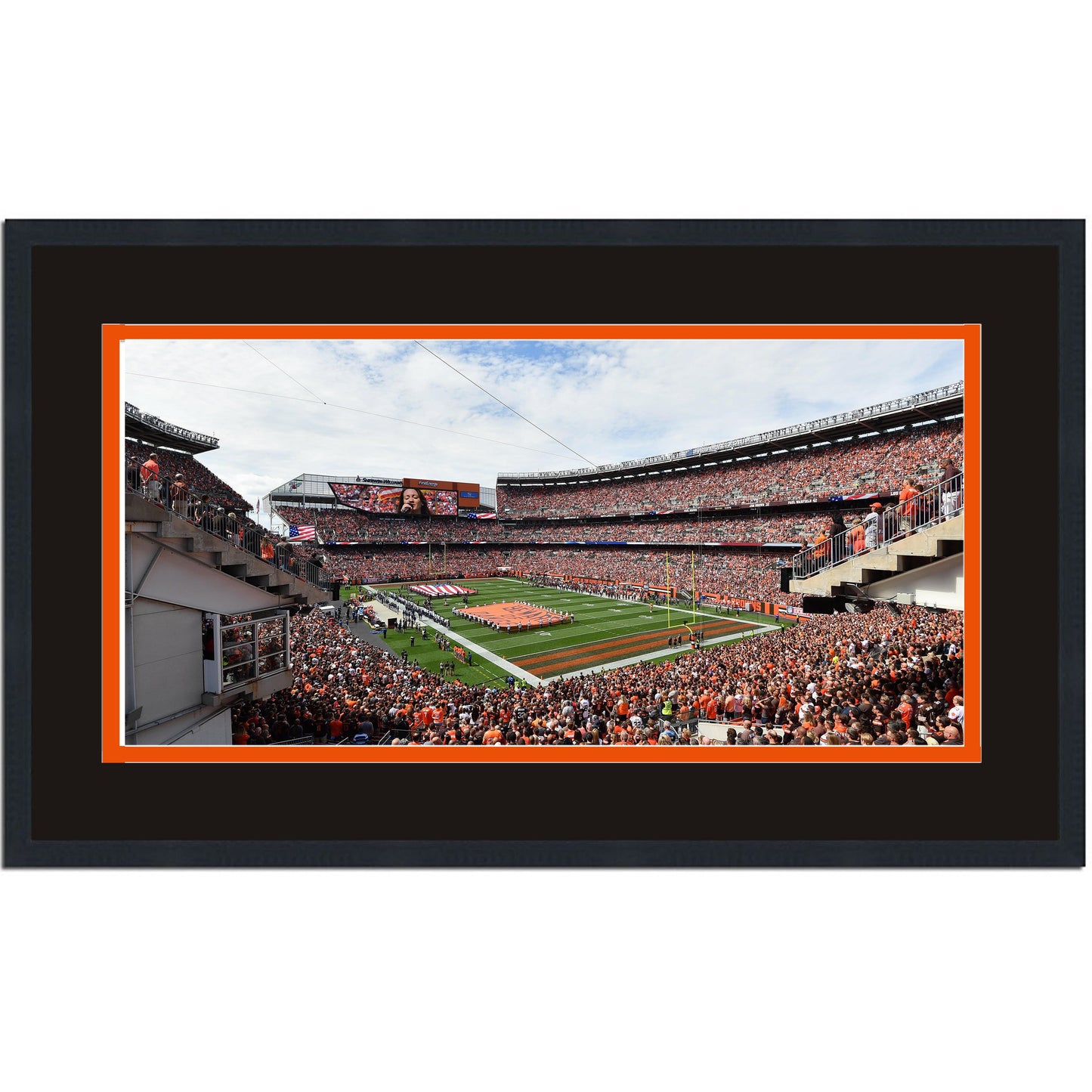 Framed FirstEnergy Stadium Cleveland Browns 16x24 Football Photo Professionally Matted
