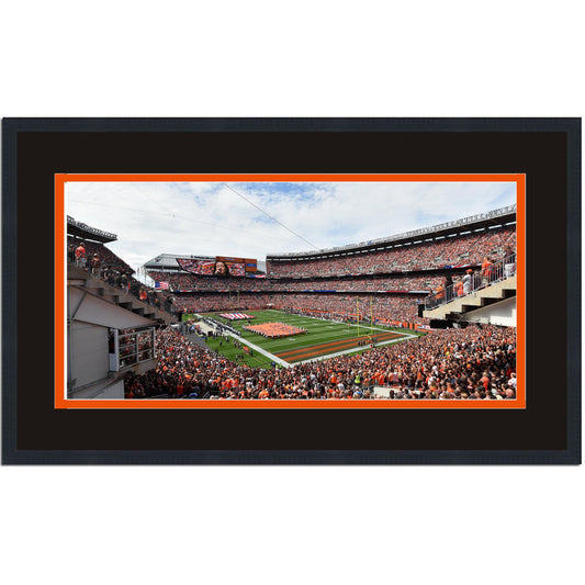 Framed FirstEnergy Stadium Cleveland Browns 16x24 Football Photo Professionally Matted