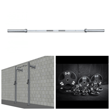 TGrip Commercial 4' Low Profile Wall Mount Rig Fitness Kits - 3x3 Steel - Functional Multi-Grip Pull-Up - Sandwich Style J-Hooks