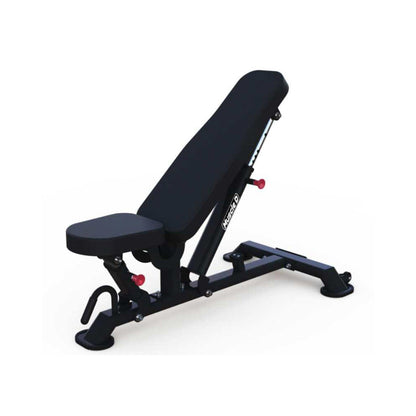 Vertical Flat to Incline Bench - Muscle D Fitness - Sturdy Adjustable Flat to Incline Bench