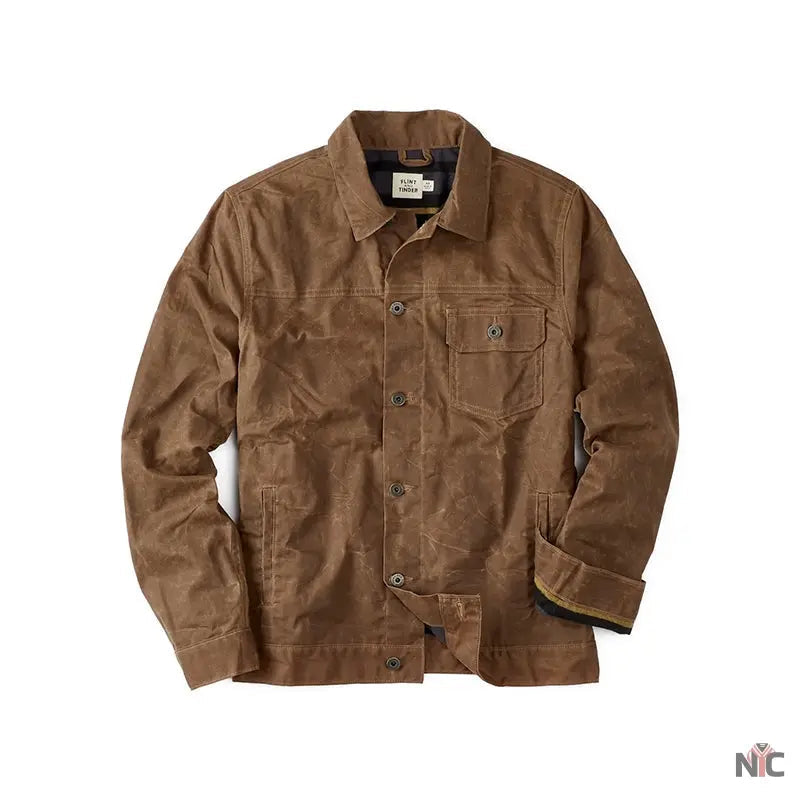 Flint And Tinder Waxed Trucker Jacket