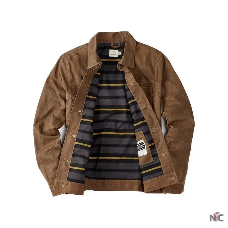 Flint And Tinder Waxed Trucker Jacket