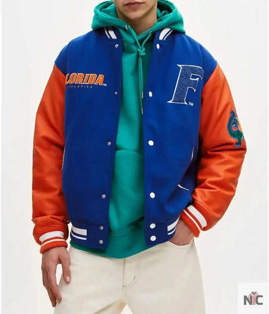 Florida Gators Letterman Royal Jacket