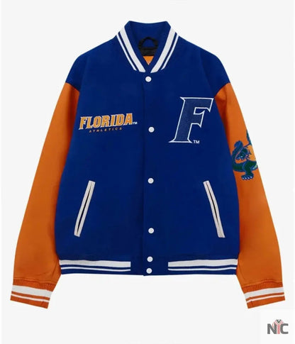 Florida Gators Letterman Royal Jacket