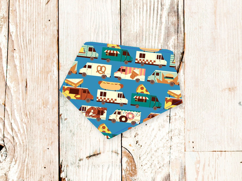 "Food Trucks" Dog Bandana