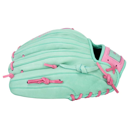 Franklin Sports CTZ5000 12" Baseball Glove - Mint & Rose | Premium Leather Infield Glove
