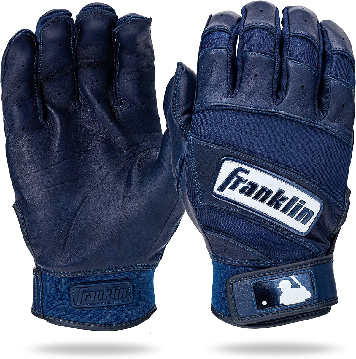Franklin Natural ® II HI-LITE Batting Gloves - Navy