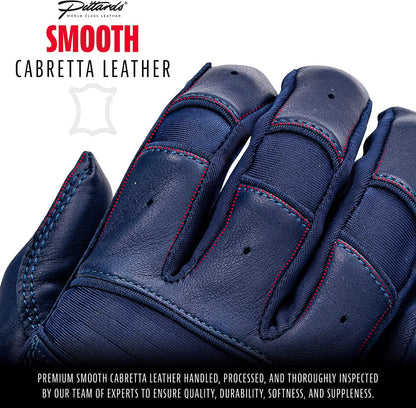 Franklin Natural ® II HI-LITE Batting Gloves - Navy