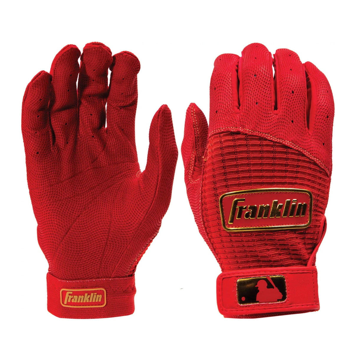 Franklin Pro Classic Batting Glove - Red/Gold