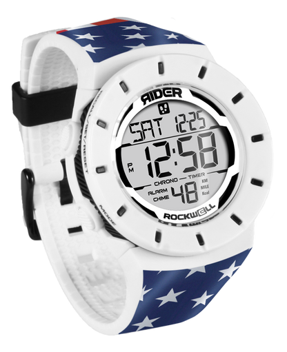 Coliseum Fit™ Forum - Patriot Edition (White/Black) Watch